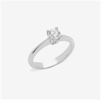 Anello Gazzola Donna Solitario in Oro bianco Diamante 0.25 Ct S-FROQ7617-NG - S-FROQ7617-NG